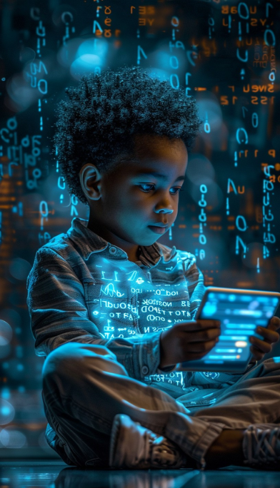 Child using technology data Child using technology data